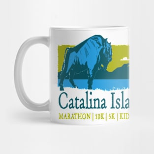 cataline island marathon kids Mug